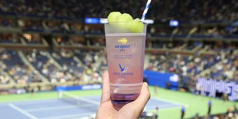 What's in the Honey Deuce cocktail at the US Open that's gone viral? — indy100 Honey Deuce, Grey Goose Cocktails, Kamikaze Cocktail, Best White Sneakers, Us Open Tennis, Grey Goose Vodka, Cocktail Shots, Vodka Lemonade, Melon Baller