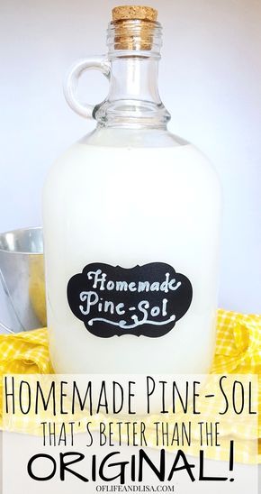 Pine Sol, Homemade Cleaning Recipes, Diy Household Cleaners, Homemade Cleaning Supplies, Pine Oil, Natural Cleaning Recipes, Diy Cleaning Solution, Homemade Cleaning Solutions, Cleaner Recipes