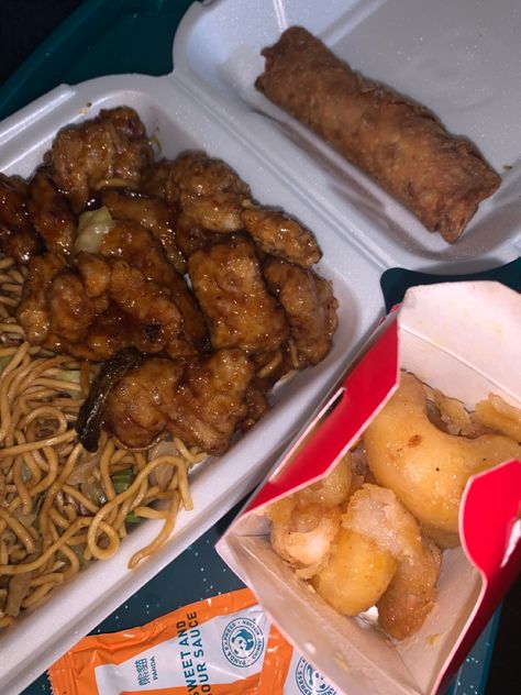 Chow Mein Aesthetic, Chow Mein And Orange Chicken, Orange Chicken Aesthetic, Chicken Chow Mein Aesthetic, Panda Express Aesthetic, Walnut Shrimp Panda Express, Honey Walnut Shrimp Panda Express, Honey Walnut Shrimp Recipe Panda Express, Panda Express Chow Mein Recipe