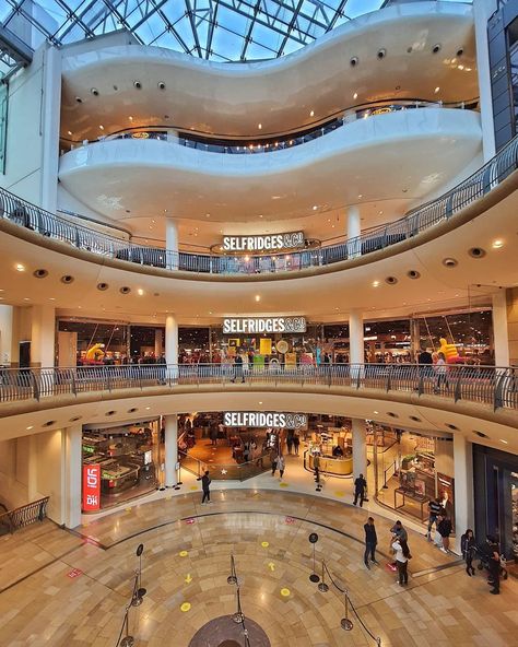 Sean Patrick Burns on Instagram: “Ultra wide shot of Selfridges inside Bullring #selfridgesbirmingham #bullring #selfridges #birmingham #igersbirminghamuk #iluvbrum…” Bullring Birmingham, Selfridges Birmingham, Uk Aesthetic, England Christmas, Christmas In England, Summer Vision, Premier Inn, 2024 Goals, Shopping Wishlist