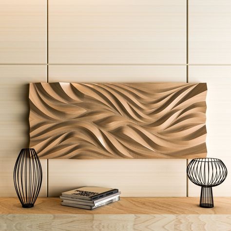 3d model of wall panels, Stl object, CNC Router file, 3D stl model, Сnc furniture, Facade Stl, Cnc wave sculpture. Сnc files for wood Wave Sculpture, Cnc Furniture Plans, Cnc Router Projects, Cnc Wood Carving, Machine 3d, Router Projects, Carved Wood Wall Art, Cnc Furniture, Cnc Milling Machine