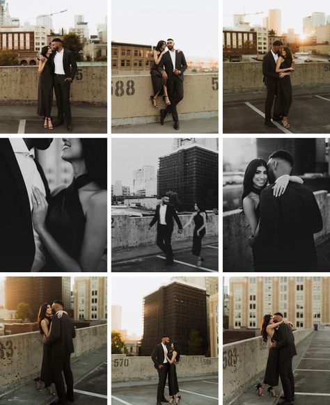 Prenup Wedding Ideas, Pre Nuptial Photoshoot Ideas, Engagement Shoot Theme Ideas, 007 Engagement Photos, Pre Photoshoot Wedding, Engagement Shoot Black And White, Anniversary Pics Ideas, Black And White Elopement Photos, Couple Engagement Photoshoot Poses