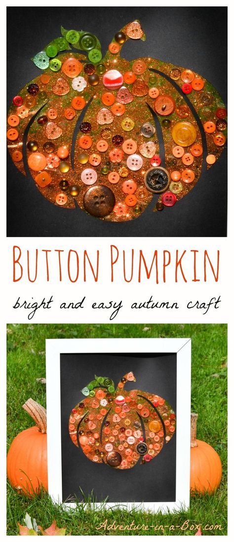 Button Pumpkin: Autumn Craft for Children Button Pumpkin, Autumn Crafts For Kids, Craft For Children, Autumn Craft, Pumpkin Craft, Easy Fall Crafts, Fall Crafts For Kids, Autumn Crafts, Fall Projects