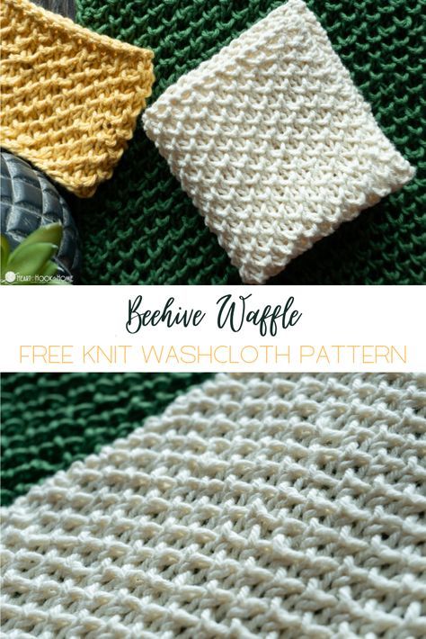 Knit Wash Cloth Pattern Free, Knitted Waffle Stitch Dishcloth, Waffle Knit Stitch Pattern, Waffle Knitting Pattern, Waffle Knit Dishcloth Pattern Free, Two Sided Knitting Pattern, Knitted Washcloth Patterns Free Cotton, Waffle Stitch Knit, Knit Projects To Sell