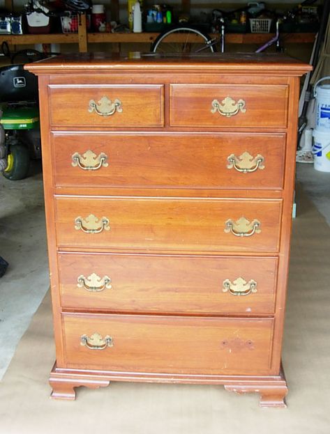 Painted-Chest-of-Drawers-Be Refinish Chest Of Drawers, Restore Chest Of Drawers, Painting Chest Of Drawers, Painting Chest Of Drawers Ideas, Painted Chest Of Drawers, Painted Chest Of Drawers Ideas, Refurbished Chest Of Drawers, Refinished Dresser Diy, Chest Of Drawers Decor