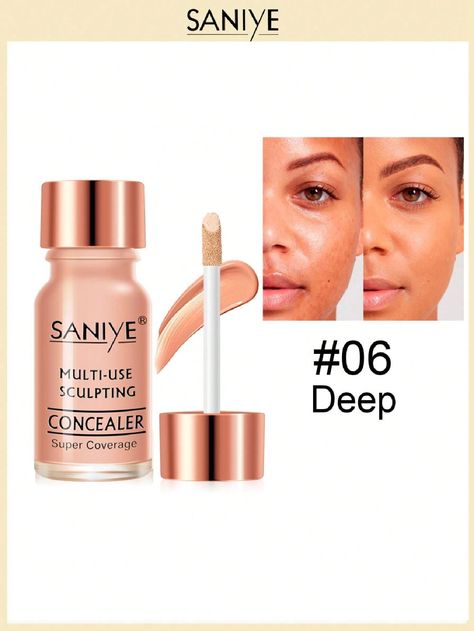 Con el corrector cremoso de Saniye podrás cubrir imperfecciones y perfilar tu rostro. Es multiuso. Su fórmula de larga duración da un efecto natural. Brinda cobertura perfecta.SANIYE corrector líquido R1186 De Textura Ligera A Prueba De Sudor ,Corrector De Imperfecciones 07 Deep         Makeup, size features are:Bust: ,Length: ,Sleeve Length: Deep Makeup, Honey Makeup, Light Concealer, Beauty Health, Concealer, Length Sleeve, Honey, Sleeve Length, Makeup