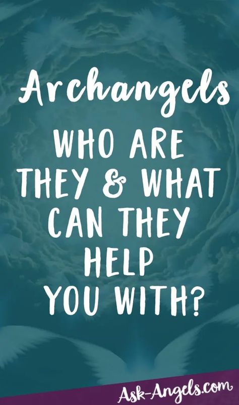 Who Are the Archangels? Learn Archangel Names and Meanings Who Are The Archangels, Archangels Names, Archangel Zadkiel, The Archangels, Archangel Uriel, Angel Spirit, Archangel Prayers, Angel Guide, Angel Prayers