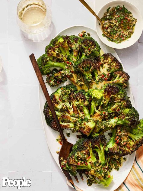 Coriander Vinaigrette, Broccoli Steaks, Charred Broccoli, Milk Street, Vegetarian Fast Food, Roasted Broccoli, Broccoli Salad, Broccoli Recipes, Southeast Asian