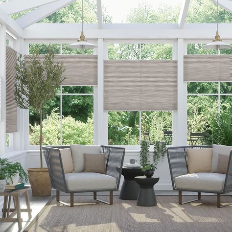 22 Small conservatory ideas for a compact yet design-savvy garden room | Ideal Home Conservatory Curtain Ideas, Modern Conservatory Decor, Stylish Conservatory, Small Conservatory Furniture, Modern Conservatory Ideas, Small Conservatory Interiors, Conservatory Blinds Ideas, Conservatory Ideas Interior Decor, Conservatory Ideas Interior