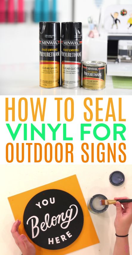 Outdoor Sign Ideas For Business, Cricut Outdoor Sign, How To Make Signs With Cricut, Sealing Vinyl On Wood, Wood And Vinyl Projects, Cricut Outdoor Signs, How To Make Wood Signs With Cricut, Signs To Make With Cricut, Cricut Wood Sign Ideas