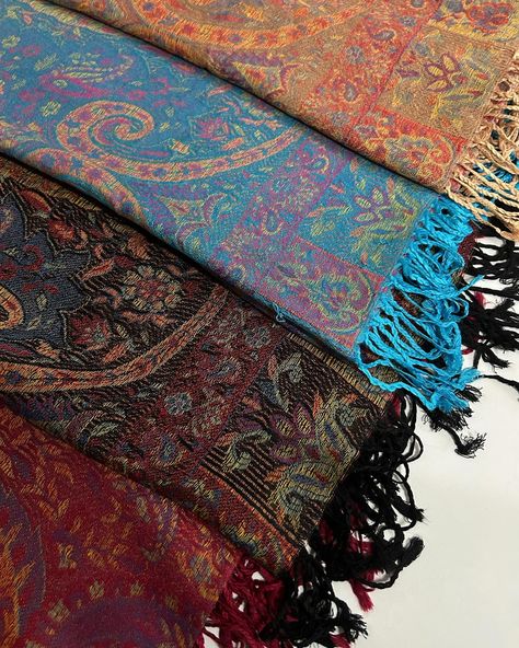 Introducing our new pashmina collection! Our new beautiful colours which are perfect for any occasion are now available for pre-order. Please dm to order or for any inquiries! The light weight material is perfect for summer! #pashmina #hijab #scarf #byhanean #newcollection #hijabfashion #hijabstyle Multicolor Pashmina Shawl For Eid, Eid Pashmina Shawl With Motifs, Eid Multicolor Embroidered Pashmina Shawl With Motifs, Eid Semi-stitched Traditional Pashmina Shawl, Semi-stitched Jamawar Pashmina Shawl For Festivals, Kashmir Embroidery, Pashmina Hijab, Hijab Scarf, Beautiful Colours