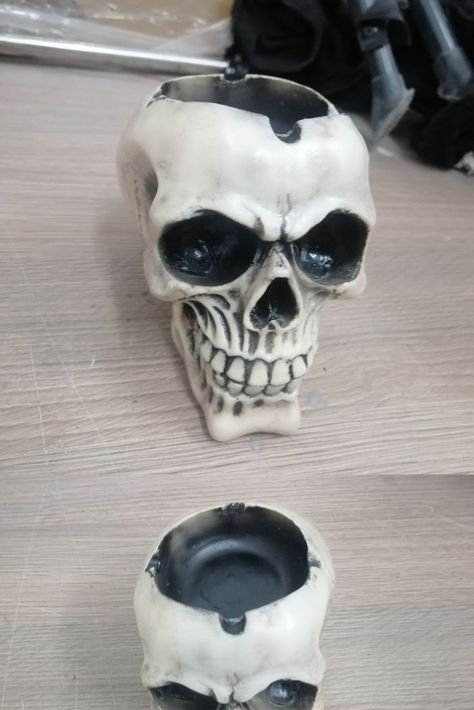 ashtray skull Art