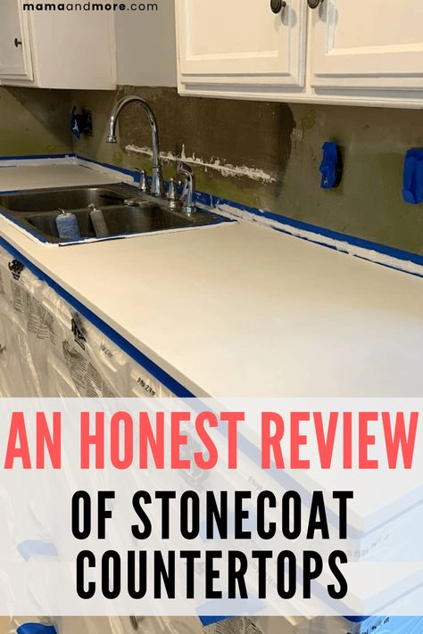 stonecoat countertop epoxy review Refinishing Countertops, Epoxy Kitchen Countertops, Epoxy Countertops, Epoxy Countertop Kitchens, Painting Countertops With Appliance Epoxy, Fx Poxy Countertops, Acrylic Countertops, Stonecoat Countertops Epoxy, Countertop Refinishing Kit