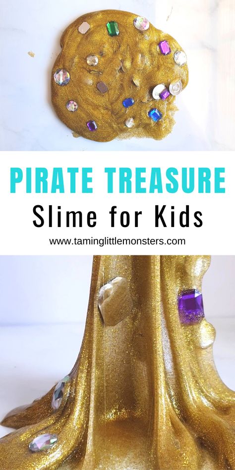 Pirate Crafts Preschool, Pirate Activities Preschool, Road Trip Games For Kids, Pirate Preschool, Summer Camp Themes, Pirate Activities, Trip Games, Pirate Crafts, Easy Slime Recipe