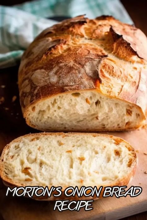 Morton’s Onion Bread Recipe, Loafnest Bread, Quick Loaf Bread Recipes, Artisan Bread Flavors, Scottish Bread Recipes, Publix Bread Recipe, Loaf Pan Bread Recipes, Pullman Bread Recipe, Onion Loaf Recipe