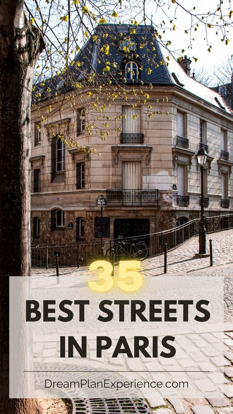 cobblestone street in paris Ile De France, Best Streets In Paris, Paris Places To Visit, French Streets, Beautiful Stores, Streets In Paris, Pretty Streets, Paris Trip Planning, Paris Packing