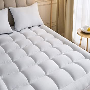 Niagara Sleep Solution Mattress Topper Twin XL 39x80 Inches Quilted Plush Down Alternative Pillow Top Fit (Microfiber, Twin XL) Thick Mattress Topper, Mattress Pad Cover, Foam Bed, California King Mattress, Full Size Mattress, Mattress Buying, Soft Mattress, Sleep Solutions, Pillow Top Mattress