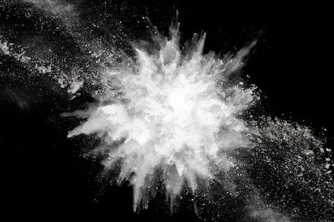 Powder Explosion, White Powder, Background Black, Premium Photo, Black Background, Black Backgrounds, Black White, Stock Photos, White