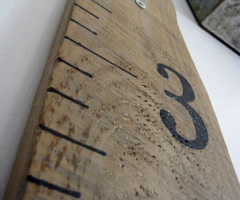 The Wall Ruler Wall Ruler, Old Barn Doors, Wooden Ruler, Barn Wood Projects, Pallet Sofa, Barn Board, Old Barn, Rustic Wall, Rustic Walls