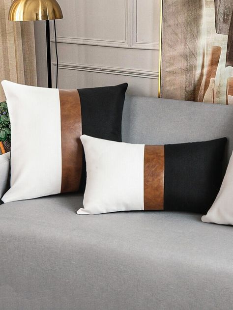 Cottagecore Kitchen, Western Bedroom Decor, Cushion Covers Online, Western Bedroom, Modern Western, Luxury Cushions, Western Homes, Leather Pillow, Modern Throw Pillows