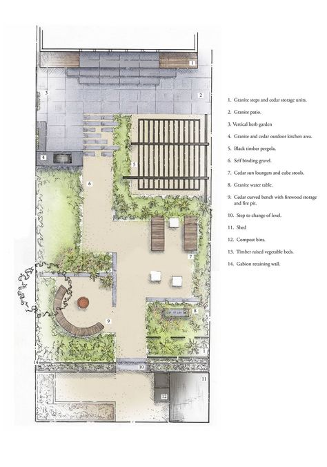 Roof Garden Plan, Roof Garden Design, Terrasse Design, Landscape Design Drawings, Terrace Garden Design, Garden Design Layout, Garden Drawing, Garden Design Plans, Landscape Design Plans