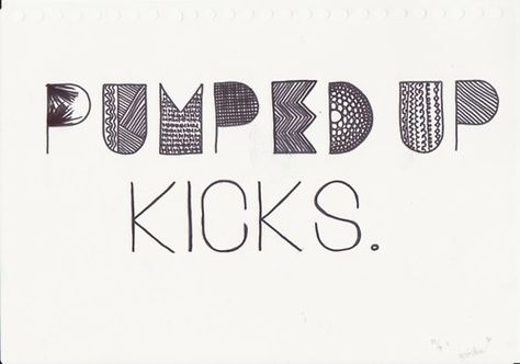 Tumblr Hipster, Tumblr Drawings, Foster The People, Music Inspiration, Pumped Up Kicks, Typography Quotes, I Love Music, Indie Rock, Great Bands