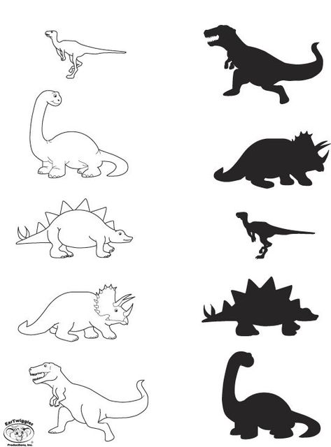 Dinosaur Preschool Activities Free Printables, Dinosaur Worksheets, Thema Dino, Dinosaur Activities Preschool, Dinosaurs Preschool, Dinosaur Activities, Free To Use Images, Dinosaur Crafts, Dinosaur Coloring Pages