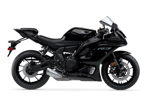 Yamaha YZF-R7 Yahama R1 Black, Motor Cycle Aesthetic, Yamaha R7 Black, Yzf R3 Yamaha, R7 Yamaha, Sepeda Motor Sport, Triumph Street Twin, Motorcycle Yamaha, Motos Yamaha