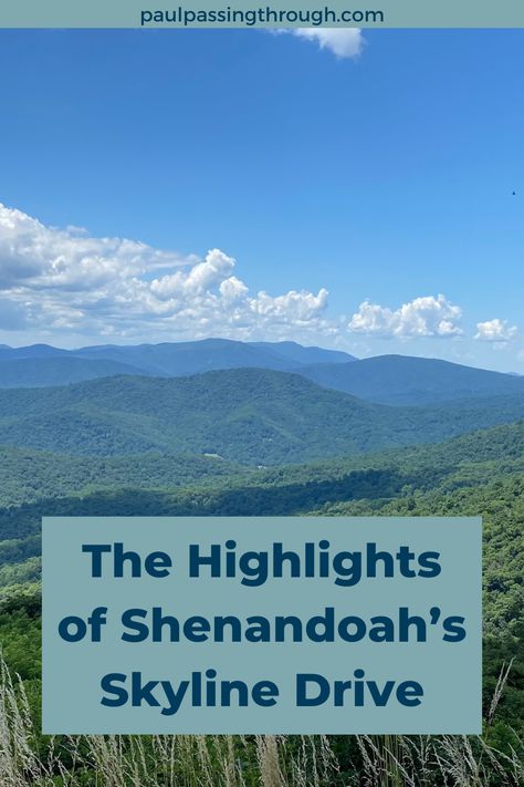 Virginia’s Shenandoah National Park is known for its 105-mile Skyline Drive that takes you along the Blue Ridge Mountains from Front Royal to Rockfish Gap. Along the way, you’ll pass breathtaking overlooks while hiking to some of the most awe-inspiring locations on the East Coast. Whether you stop to hike or just drive to the overlooks, Shenandoah’s Skyline Drive is sure to be one of your more memorable road trips! Skyline Drive Shenandoah National Parks, Virginia Travel, Skyline Drive, Hiking National Parks, Travel Recommendations, Shenandoah National Park, Netherlands Travel, Blue Ridge Parkway, National Parks Trip