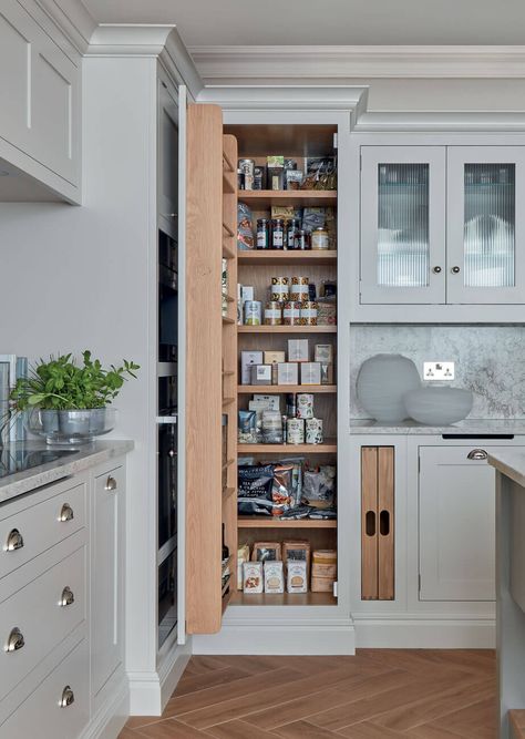 Pantry Cupboards | Kitchen Larder Cupboard | Tom Howley Tom Howley Kitchens, Kitchen Larder Cupboard, Tom Howley, Kitchen Shaker, Cupboards Kitchen, Shaker Kitchens, Kitchen Larder, Larder Cupboard, Pantry Cupboard