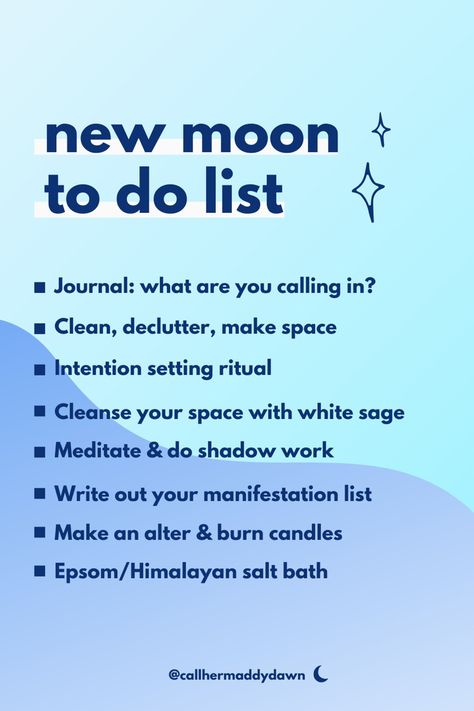 New Moon Manifestation List, New Moon Spiritual Meaning, New Moon Meals, New Moon To Do List, New Moon Sept 2023, New Moon Bath Ritual Recipe, September 2023 New Moon, New Moon Rituals Intentions, Monthly Witch Rituals