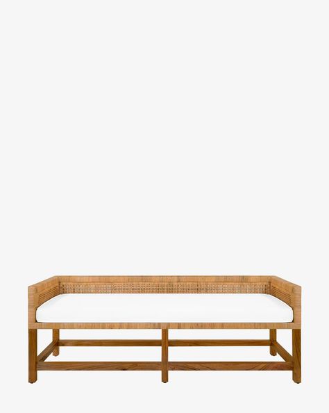 Apphia Bench – McGee & Co. Entry Hallway, Mcgee & Co, Living Room Bench, Indoor Air Pollution, Framed Fabric, Cushion Filling, Linen Cushion, Custom Upholstery, Traditional Design