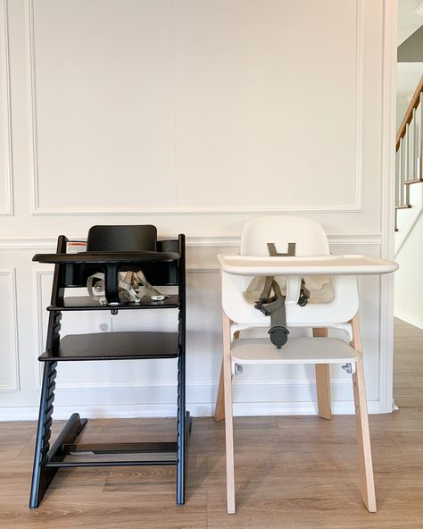 Stokke Steps vs Stokke Tripp Trapp highchair review. Check out this post to compare the two highchairs. #stokke #highchairreview #stokkesteps #stokkeTrippTrapp Stokke Tripp Trapp Black, Trip Trap Stokke, Stokke Steps, Stokke High Chair, Tripp Trapp Chair, Feeding Chair, Stokke Tripp Trapp, Tripp Trapp, High Chairs