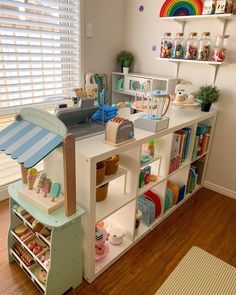 ikea kids playroom - Google Search Playroom Organisation, Small Playroom, Play Corner, Living Room Playroom, Baby Playroom, Girls Playroom, Toddler Playroom, Kids Playroom Decor, Playroom Design