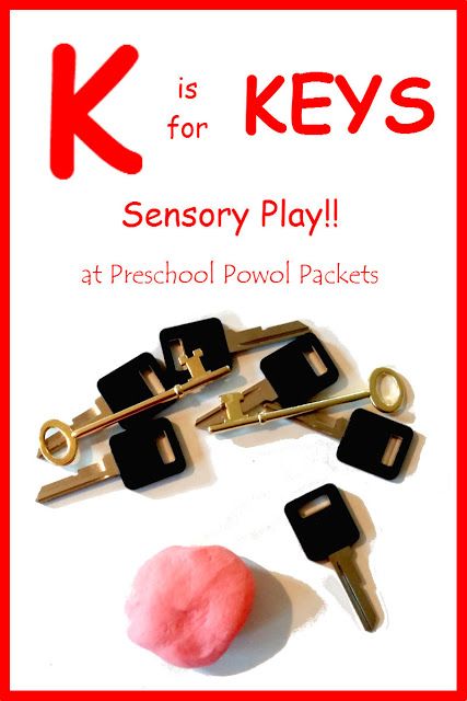 K is for Keys Preschool Sensory Activity! | Preschool Powol Packets Sensory Activity Preschool, Baby Sensory Bottles, Sensory Alphabet, Toddler Sensory Bins, Preschool Sensory, Outdoor Activities For Toddlers, Activity Preschool, Alphabet Activity, Indoor Activities For Toddlers