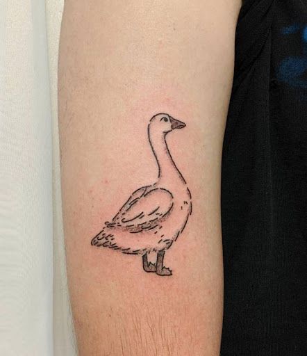 Goose Tattoos, Goose Drawing, Goose Tattoo, Ducky Duck, Duck Tattoos, Hunting Tattoos, Tattoo Prices, Sketch Tattoo Design, Sketch Tattoo