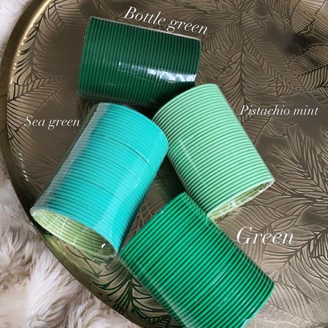 A T I Y A C H O U D H U R Y on Instagram: “NEW IN - Matte Bangles (Shades of Green). 👆Tap on the pic for prices⁣⁣⁣ 🇬🇧 Prices are in GBP (£) ⁣⁣⁣ 🛍 Shop online at…”