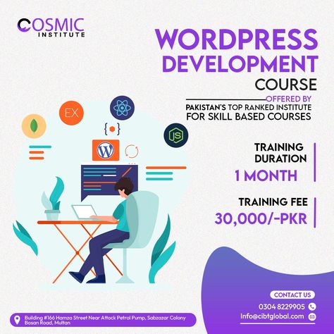 𝐖𝐞𝐛 𝐃𝐞𝐯𝐞𝐥𝐨𝐩𝐦𝐞𝐧𝐭 is the need and requirement of national & International Market and there is a lot of opportunities to earn money as a Remote Work. In today's era, International Market required web developers, so come, join and learn fastly web development course with Experts and Professionals. Talk to our course counselors & register for the course today! 📱+92304-8229905 #webdevelopmentcourse #onlinewebsitetraining #wordpresstraining #wordpresswebsite #CIBT Wordpress, Web Development, Web Development Course, International Market, Online Website, Wordpress Website, Remote Work, Earn Money, Train