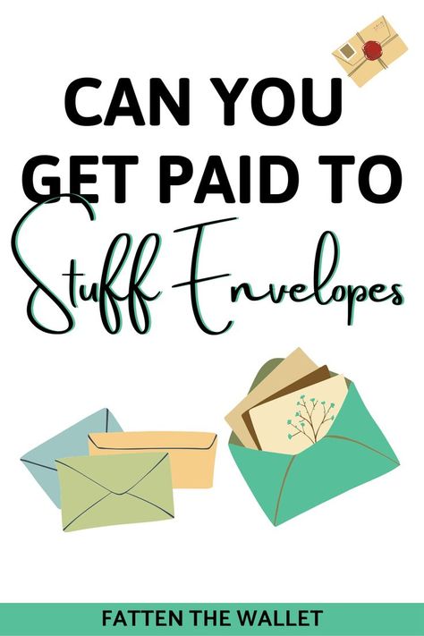 Stuffing Envelopes At Home, Writing Envelopes, How To Make Savings Envelopes, Envelope Writing Jobs, Envelope Stuffing, Envelope Stuffing Jobs Legit, Saving Money Tips Envelopes, Writing Envelopes Side Hustle, How To Make Cash Envelopes Diy