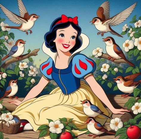 Snow White And Aurora, Disney Females, Snow White Pictures, Snow White Characters, Snow White Movie, Disney Pop Art, Walt Disney Characters, Disney Princess Snow White, Snow White Disney