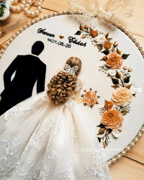 Embroidery Hoop Wedding, Simple Hand Embroidery, Hand Embroidery Letters, Wedding Embroidery Hoop, Ribbon Embroidery Kit, Embroidery Hoop Art Diy, Basic Hand Embroidery Stitches, Hand Embroidery Patterns Free, Embroidery Hoop Crafts