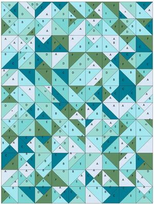 Sea Glass Beach Quilt Pattern | FaveQuilts.com Sea Glass Quilt Pattern Free, Beach Quilt Pattern, Sea Glass Quilt Pattern, Sea Glass Quilt, Seascape Quilts, Quilted Toys, Beach Quilt, Sea Quilt, Picnic Quilt