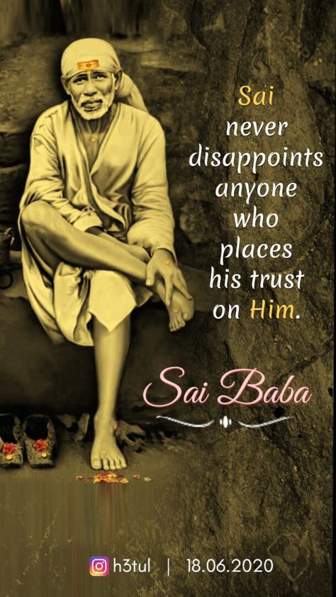 साईं बाबा, Miracle Stories, Love Blessings, Shirdi Sai Baba, Sai Baba Miracles, Goddess Quotes, Sai Baba Hd Wallpaper, Shirdi Sai Baba Wallpapers, Sai Baba Quotes