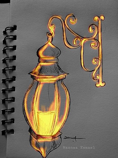 Architecture Painting Ideas, Real Life Objects To Draw, Boyfriend Art Ideas, 3d Art Sketch, Lamp Art Draw, Sketchbook Art Journal Color Pencil, Shadow Drawing Sketches, City Art Drawing, Pencil Sketches Creative Inspiration