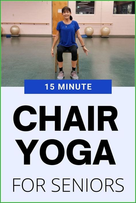 Enhance your fitness, ease backache. Fitness With Cindy, Chair Yoga For Seniors, Seated Yoga, Chair Workout, Chair Exercise, Exercise For Seniors, Chair Pose Yoga, Seated Exercises, Senior Exercises