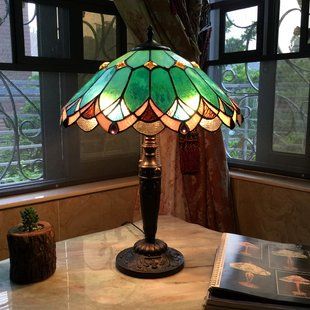 Stained Glass Table Lamps, Buffet Lamp, Tiffany Style Table Lamps, Tiffany Style Lamp, Tiffany Lamp, I Love Lamp, Vintage Tiffany, Cool Lamps, Stained Glass Lamps