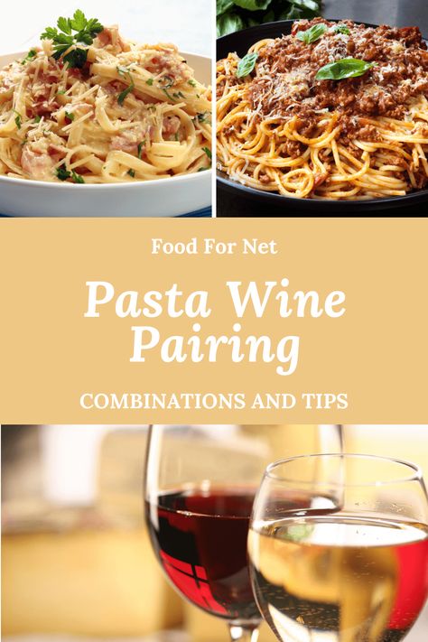 Pasta Wine Pairing, Wine Pairing Food, Pasta With Wine, Wine And Pasta, Best Finger Foods, Wine Paring, Red Wine Pairing, Red Pasta, Fruity Wine