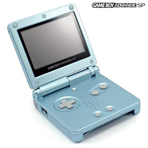 GAME BOY ADVANCE SP Nintendo Gameboy Advance Sp, Gameboy Advance Sp, Video Game Consoles, Gameboy Color, Nintendo Gameboy, Gameboy Advance, Arctic Blue, Game System, Game Boy