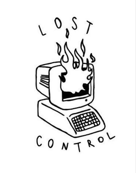 Lost Control, Tattoo Portfolio, Stick And Poke, Arte Inspo, Mini Drawings, Tattoo Design Drawings, Old School Tattoo, Simple Doodles, Mini Tattoos