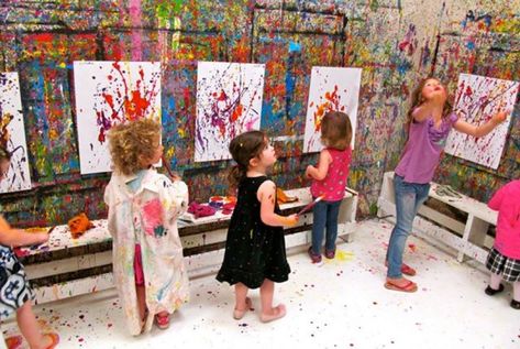 Childrens Art Studio, Kids Art Studio, 4 Cats, Kids Workshop, Art Studio Space, Kids Art Class, Open Art, Art Activities For Kids, Cats Art